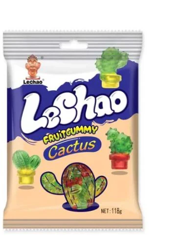 LeChao Cactus Shaped Gummy Candy