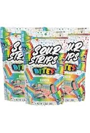 Sour Strips Rainbow Bites
