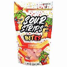 Sour Strips Strawbango Bites