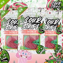 Sour Strips Watermelon Bites