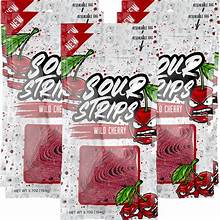 Sour Strips Wild Cherry