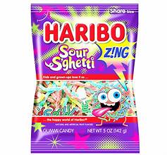 Haribo Zing Sour Sghetti