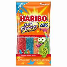 Haribo Zing Sour Streamers