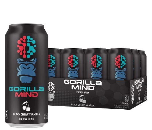 Gorilla Mind Energy Black Cherry Vanilla